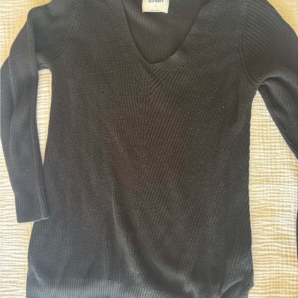 Old Navy Classic Black Knit Top